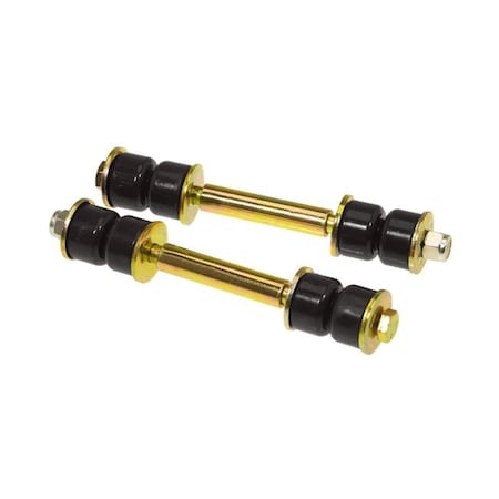 Prothane Prothane 19-408-BL 4.25 in. Universal End Link Set - Black 19-408-BL